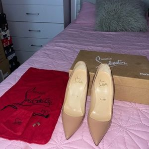 Authentic SO KATE PATENT NUDE CHRISTIAN LOUBOUTIN